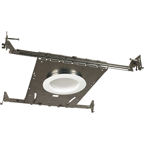 New Construction "J" Box Trim 4 inch METAL